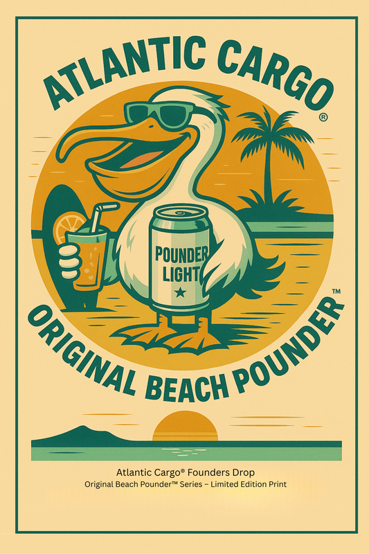 Founders Drop - Pelican Beach Pounder Poster (12"×18")